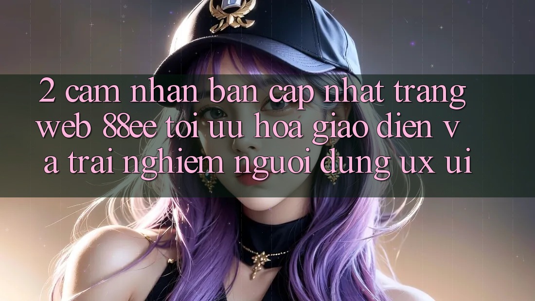 2. Cảm nhận Bản Cập Nhật Trang web 88ee: Tối Ưu Hóa Giao Diện Và Trải Nghiệm Người Dùng (UX/UI)