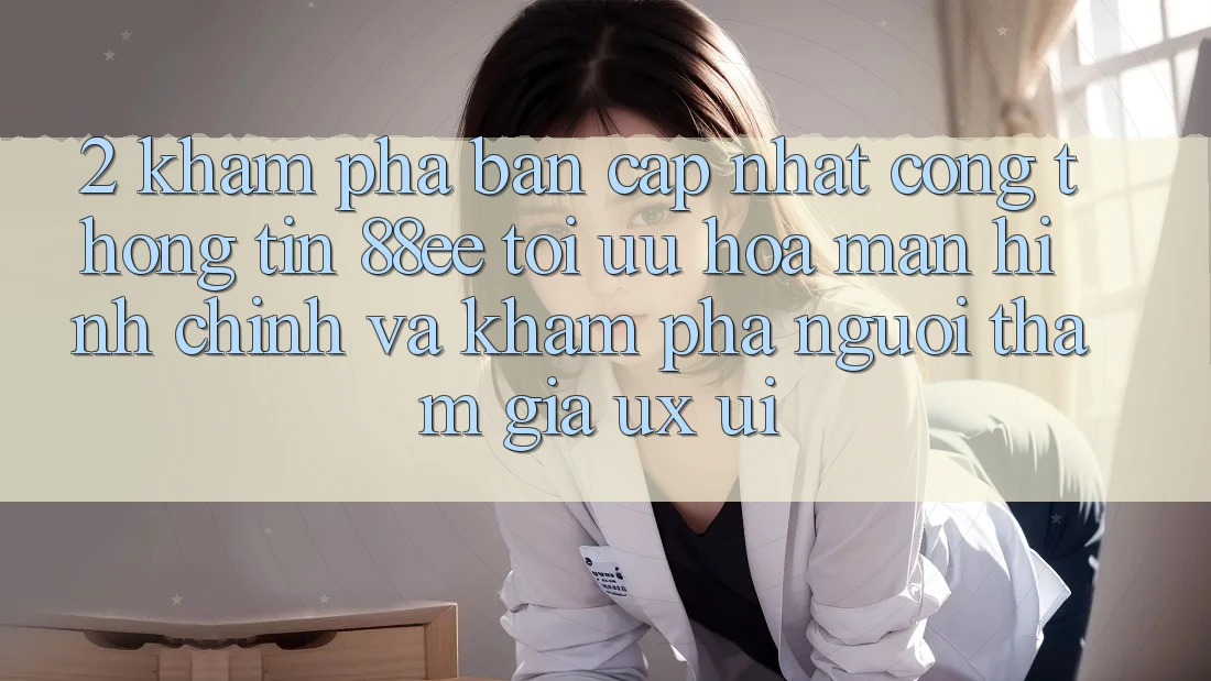 2. Khám Phá Bản Cập Nhật Cổng thông tin 88ee: Tối Ưu Hóa Màn hình chính Và Khám phá Người tham gia (UX/UI)