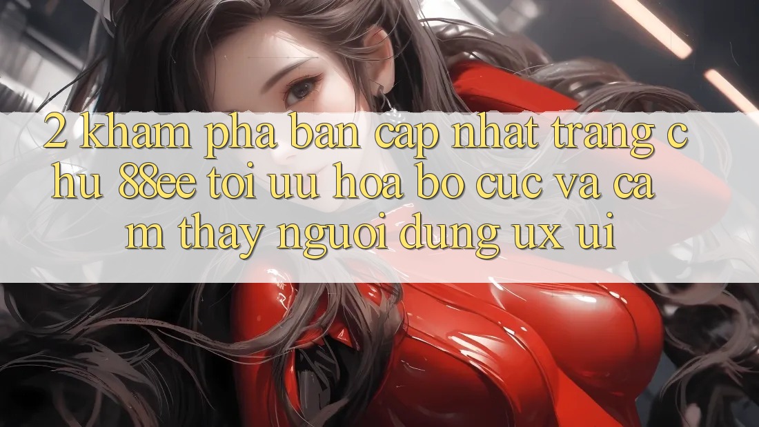 2. Khám Phá Bản Cập Nhật Trang chủ 88ee: Tối Ưu Hóa Bố cục Và Cảm thấy Người Dùng (UX/UI)