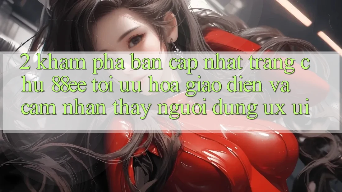2. Khám Phá Bản Cập Nhật Trang chủ 88ee: Tối Ưu Hóa Giao Diện Và Cảm nhận thấy Người Dùng (UX/UI)