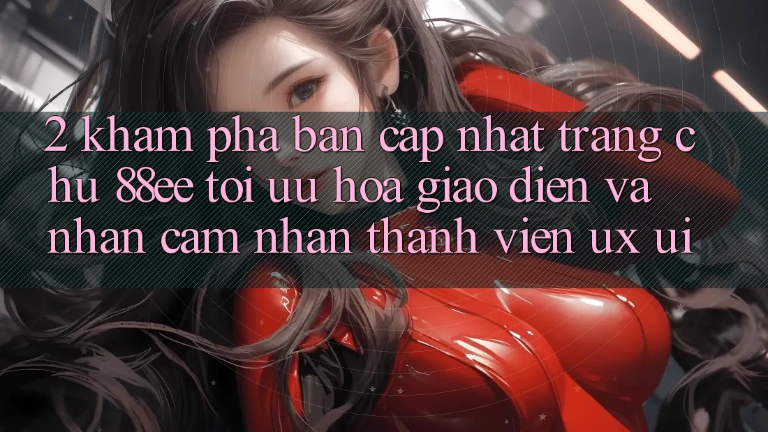 2. Khám Phá Bản Cập Nhật Trang chủ 88ee: Tối Ưu Hóa Giao Diện Và Nhận cảm nhận Thành viên (UX/UI)
