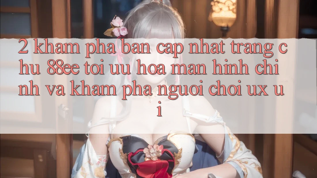 2. Khám Phá Bản Cập Nhật Trang chủ 88ee: Tối Ưu Hóa Màn hình chính Và Khám phá Người chơi (UX/UI)