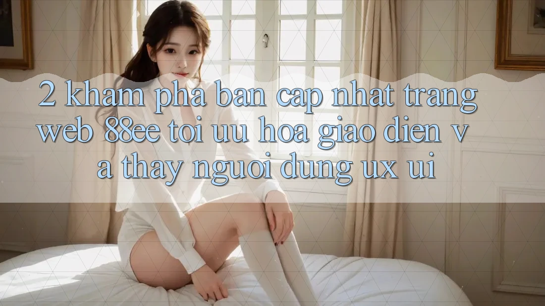2. Khám Phá Bản Cập Nhật Trang web 88ee: Tối Ưu Hóa Giao Diện Và Thấy Người Dùng (UX/UI)