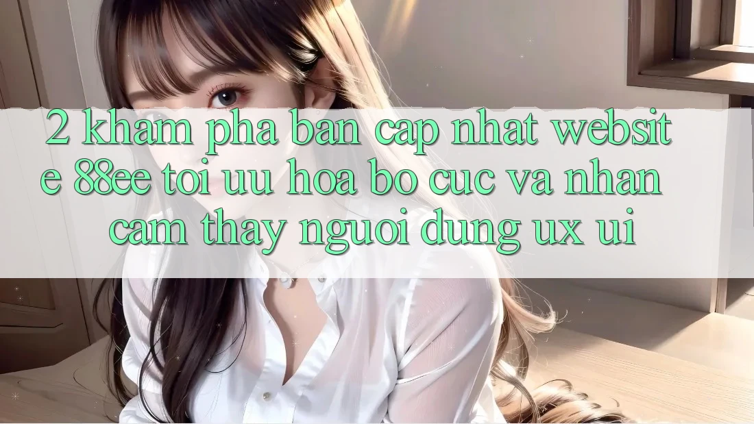 2. Khám Phá Bản Cập Nhật Website 88ee: Tối Ưu Hóa Bố cục Và Nhận cảm thấy Người Dùng (UX/UI)