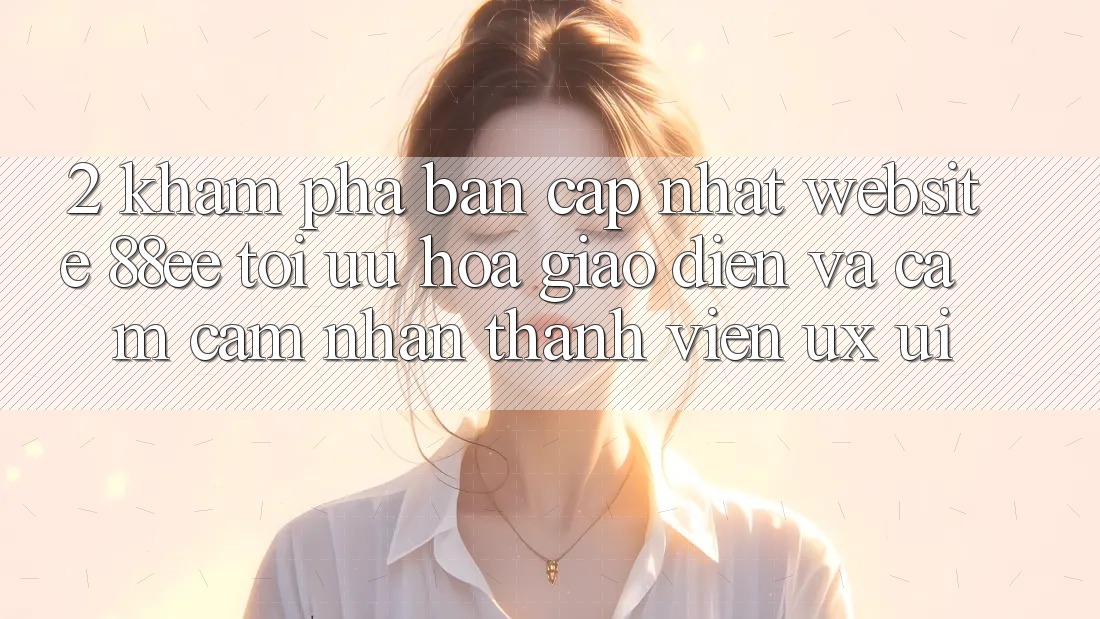 2. Khám Phá Bản Cập Nhật Website 88ee: Tối Ưu Hóa Giao Diện Và Cảm cảm nhận Thành viên (UX/UI)