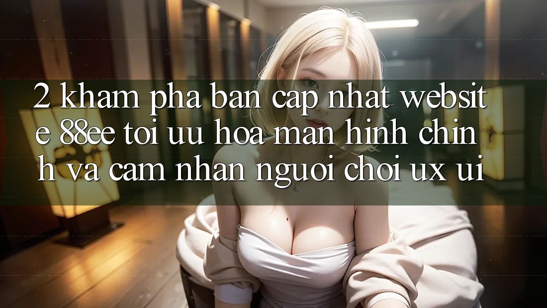 2. Khám Phá Bản Cập Nhật Website 88ee: Tối Ưu Hóa Màn hình chính Và Cảm nhận Người chơi (UX/UI)
