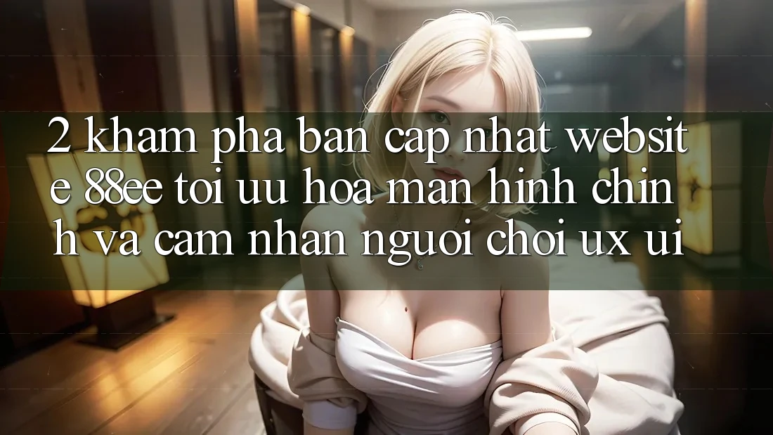 2. Khám Phá Bản Cập Nhật Website 88ee: Tối Ưu Hóa Màn hình chính Và Cảm nhận Người chơi (UX/UI)