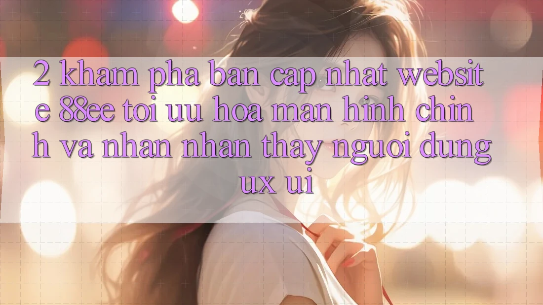2. Khám Phá Bản Cập Nhật Website 88ee: Tối Ưu Hóa Màn hình chính Và Nhận nhận thấy Người Dùng (UX/UI)