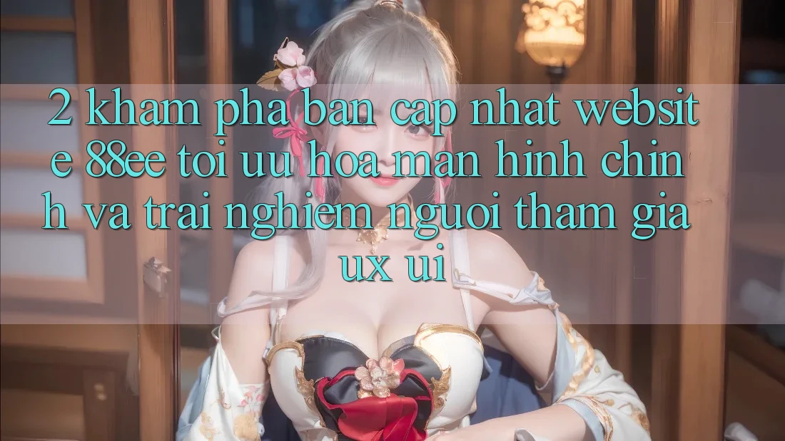 2. Khám Phá Bản Cập Nhật Website 88ee: Tối Ưu Hóa Màn hình chính Và Trải Nghiệm Người tham gia (UX/UI)