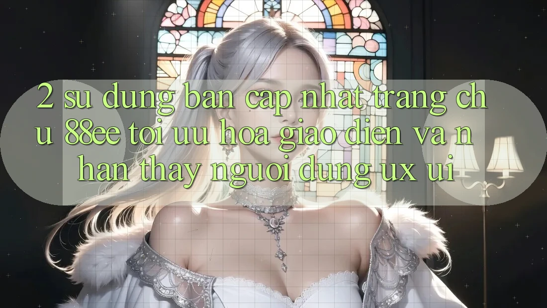 2. Sử dụng Bản Cập Nhật Trang chủ 88ee: Tối Ưu Hóa Giao Diện Và Nhận thấy Người dùng (UX/UI)