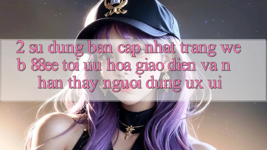 2. Sử dụng Bản Cập Nhật Trang web 88ee: Tối Ưu Hóa Giao Diện Và Nhận thấy Người Dùng (UX/UI)