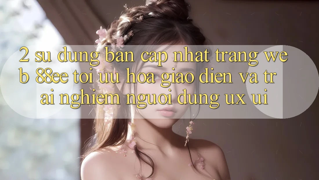 2. Sử dụng Bản Cập Nhật Trang web 88ee: Tối Ưu Hóa Giao Diện Và Trải Nghiệm Người Dùng (UX/UI)