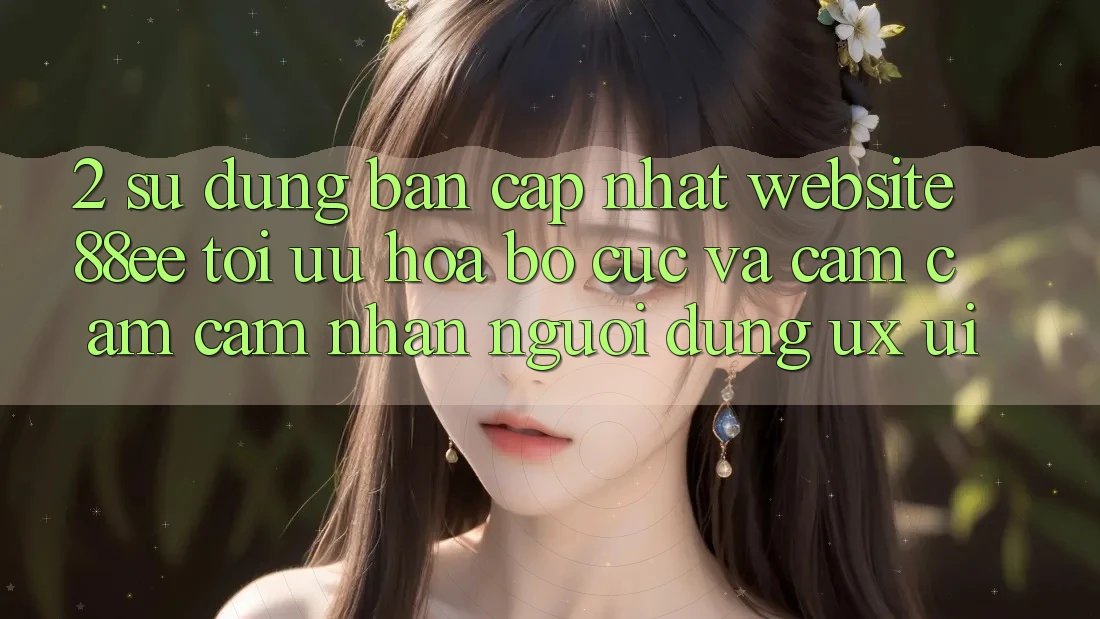 2. Sử dụng Bản Cập Nhật Website 88ee: Tối Ưu Hóa Bố cục Và Cảm cảm cảm nhận Người Dùng (UX/UI)