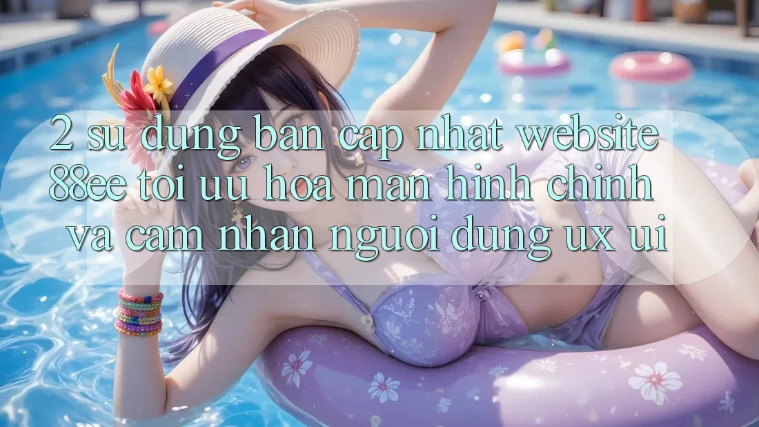 2. Sử dụng Bản Cập Nhật Website 88ee: Tối Ưu Hóa Màn hình chính Và Cảm nhận Người Dùng (UX/UI)