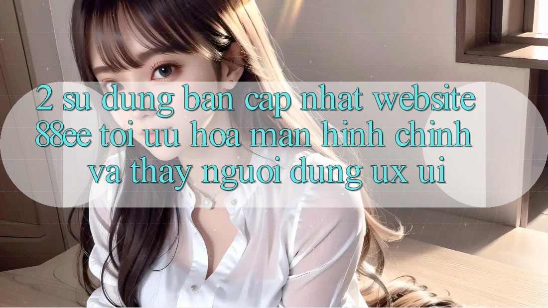 2. Sử dụng Bản Cập Nhật Website 88ee: Tối Ưu Hóa Màn hình chính Và Thấy Người Dùng (UX/UI)