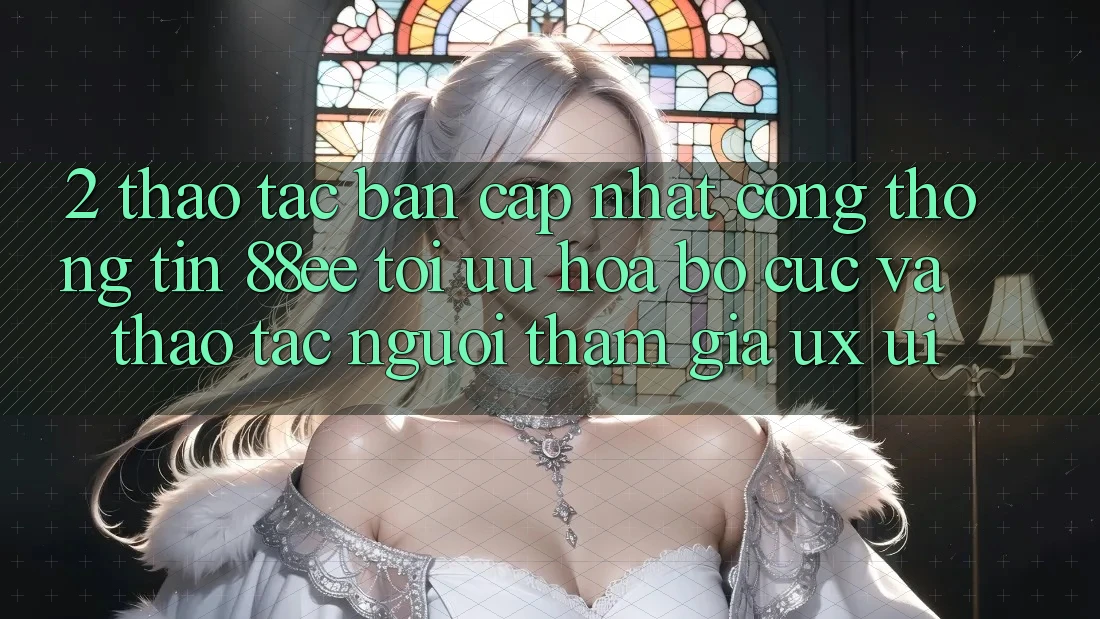 2. Thao tác Bản Cập Nhật Cổng thông tin 88ee: Tối Ưu Hóa Bố cục Và Thao tác Người tham gia (UX/UI)