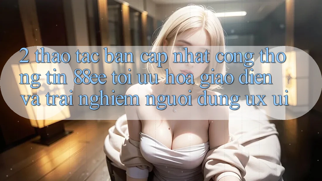 2. Thao tác Bản Cập Nhật Cổng thông tin 88ee: Tối Ưu Hóa Giao Diện Và Trải Nghiệm Người Dùng (UX/UI)