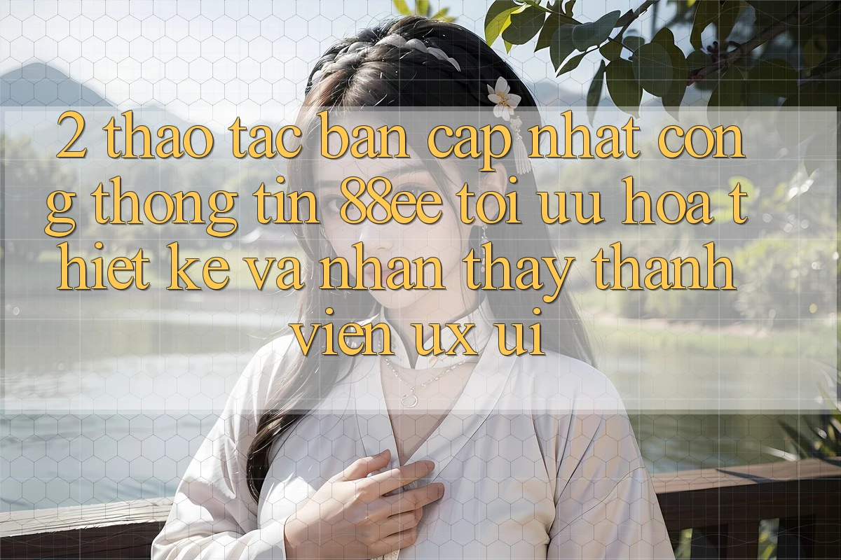 2. Thao tác Bản Cập Nhật Cổng thông tin 88ee: Tối Ưu Hóa Thiết kế Và Nhận thấy Thành viên (UX/UI) 2. Thao tác Bản Cập Nhật Cổng thông tin 88ee: Tối Ưu Hóa Thiết kế Và Nhận thấy Thành viên (UX/UI)