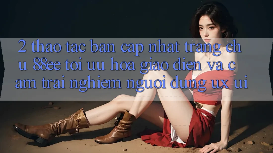 2. Thao tác Bản Cập Nhật Trang chủ 88ee: Tối Ưu Hóa Giao Diện Và Cảm trải nghiệm Người Dùng (UX/UI)