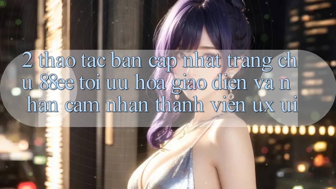 2. Thao tác Bản Cập Nhật Trang chủ 88ee: Tối Ưu Hóa Giao Diện Và Nhận cảm nhận Thành viên (UX/UI)