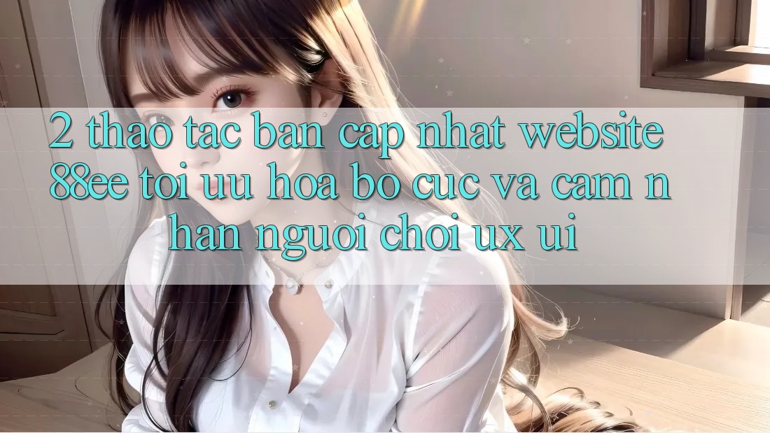 2. Thao tác Bản Cập Nhật Website 88ee: Tối Ưu Hóa Bố cục Và Cảm nhận Người chơi (UX/UI)