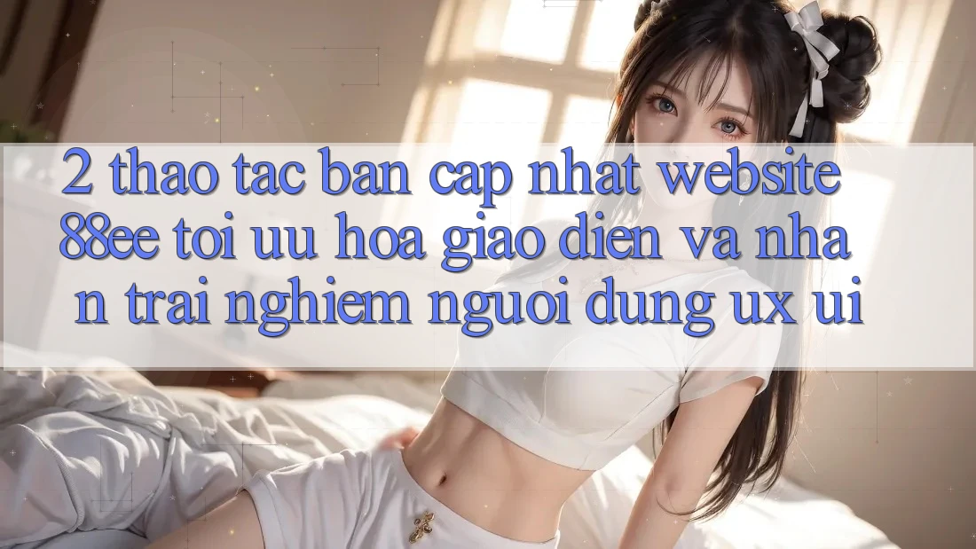2. Thao tác Bản Cập Nhật Website 88ee: Tối Ưu Hóa Giao Diện Và Nhận trải nghiệm Người Dùng (UX/UI)