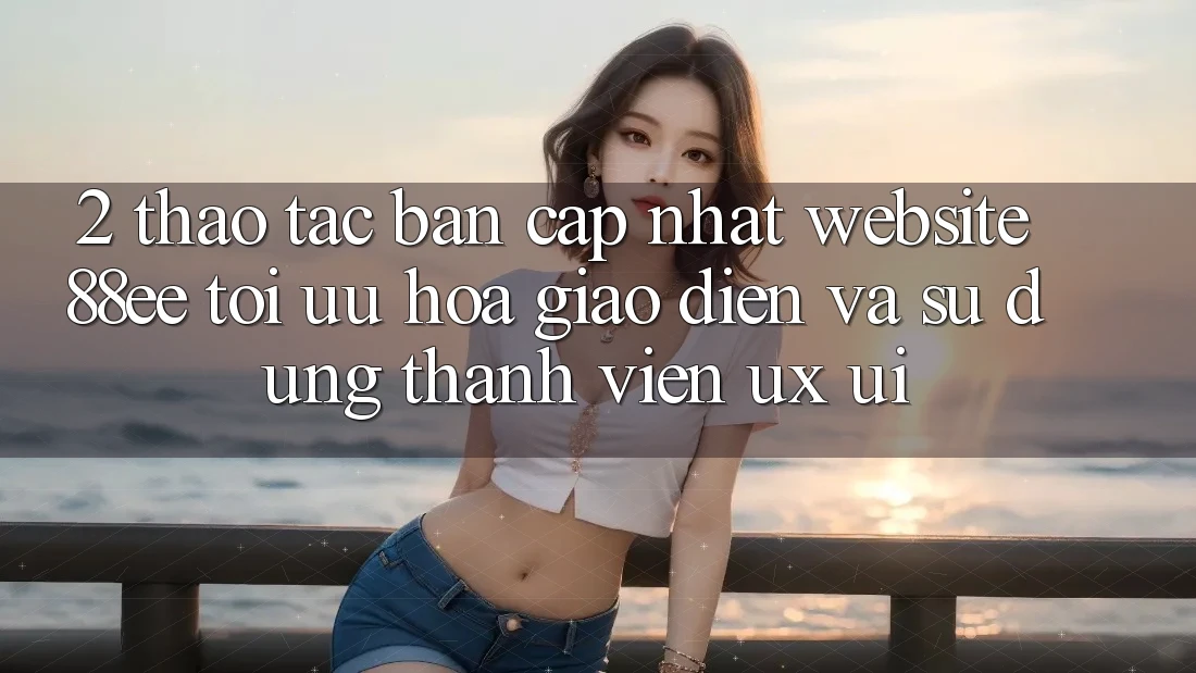 2. Thao tác Bản Cập Nhật Website 88ee: Tối Ưu Hóa Giao Diện Và Sử dụng Thành viên (UX/UI)