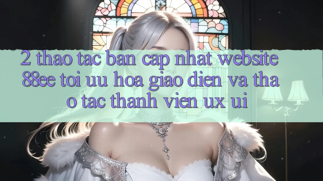 2. Thao tác Bản Cập Nhật Website 88ee: Tối Ưu Hóa Giao Diện Và Thao tác Thành viên (UX/UI)
