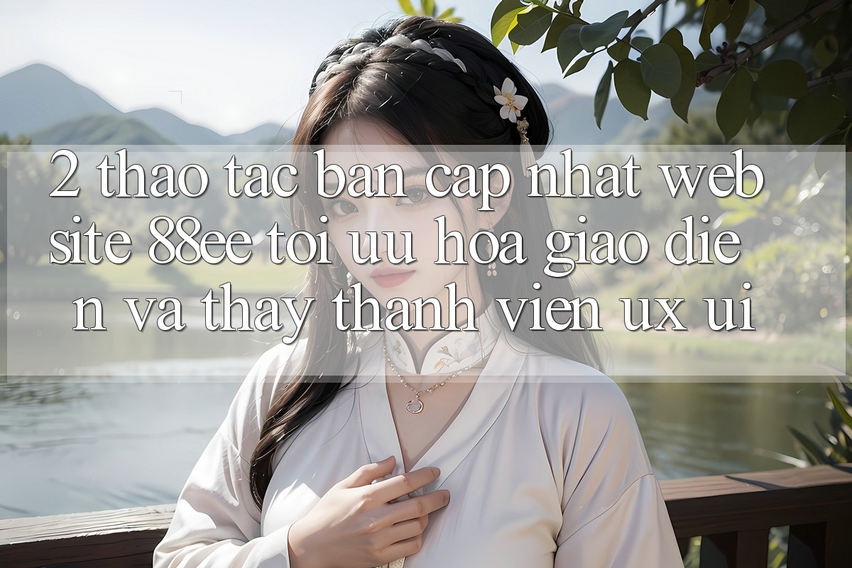 2. Thao tác Bản Cập Nhật Website 88ee: Tối Ưu Hóa Giao Diện Và Thấy Thành viên (UX/UI)