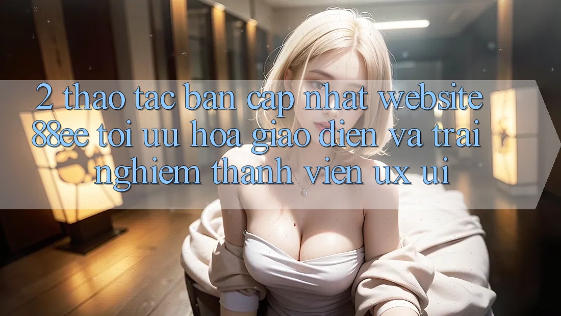 2. Thao tác Bản Cập Nhật Website 88ee: Tối Ưu Hóa Giao Diện Và Trải Nghiệm Thành viên (UX/UI)