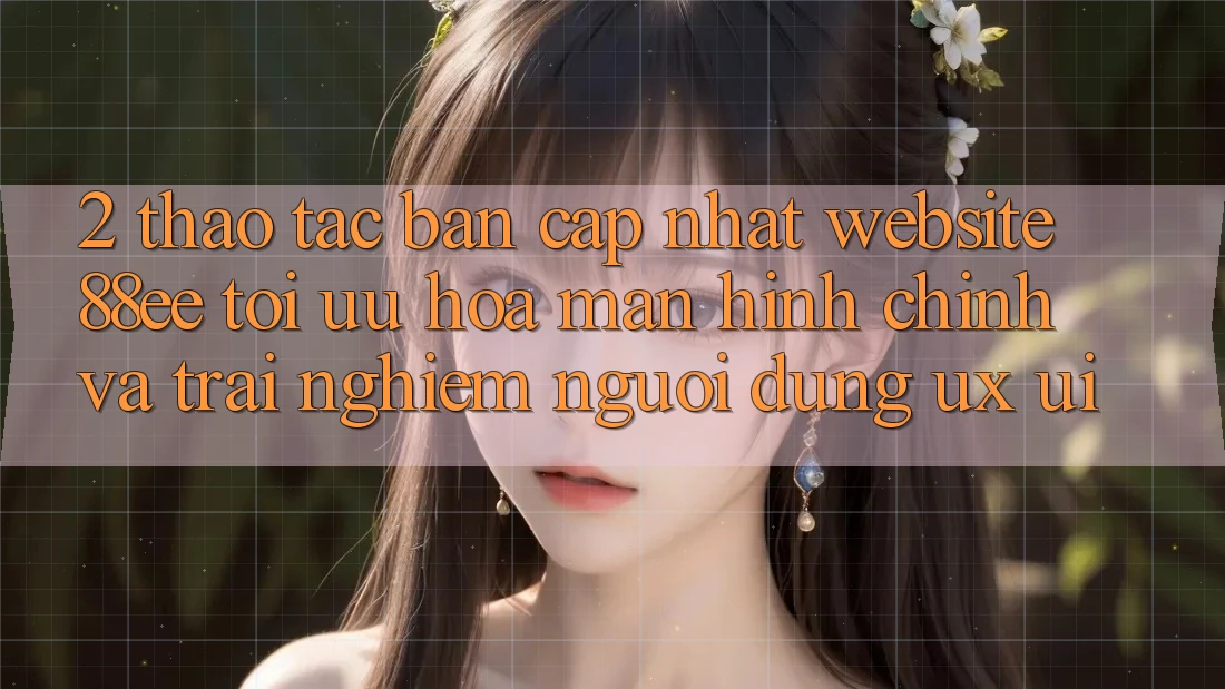 2. Thao tác Bản Cập Nhật Website 88ee: Tối Ưu Hóa Màn hình chính Và Trải Nghiệm Người Dùng (UX/UI)