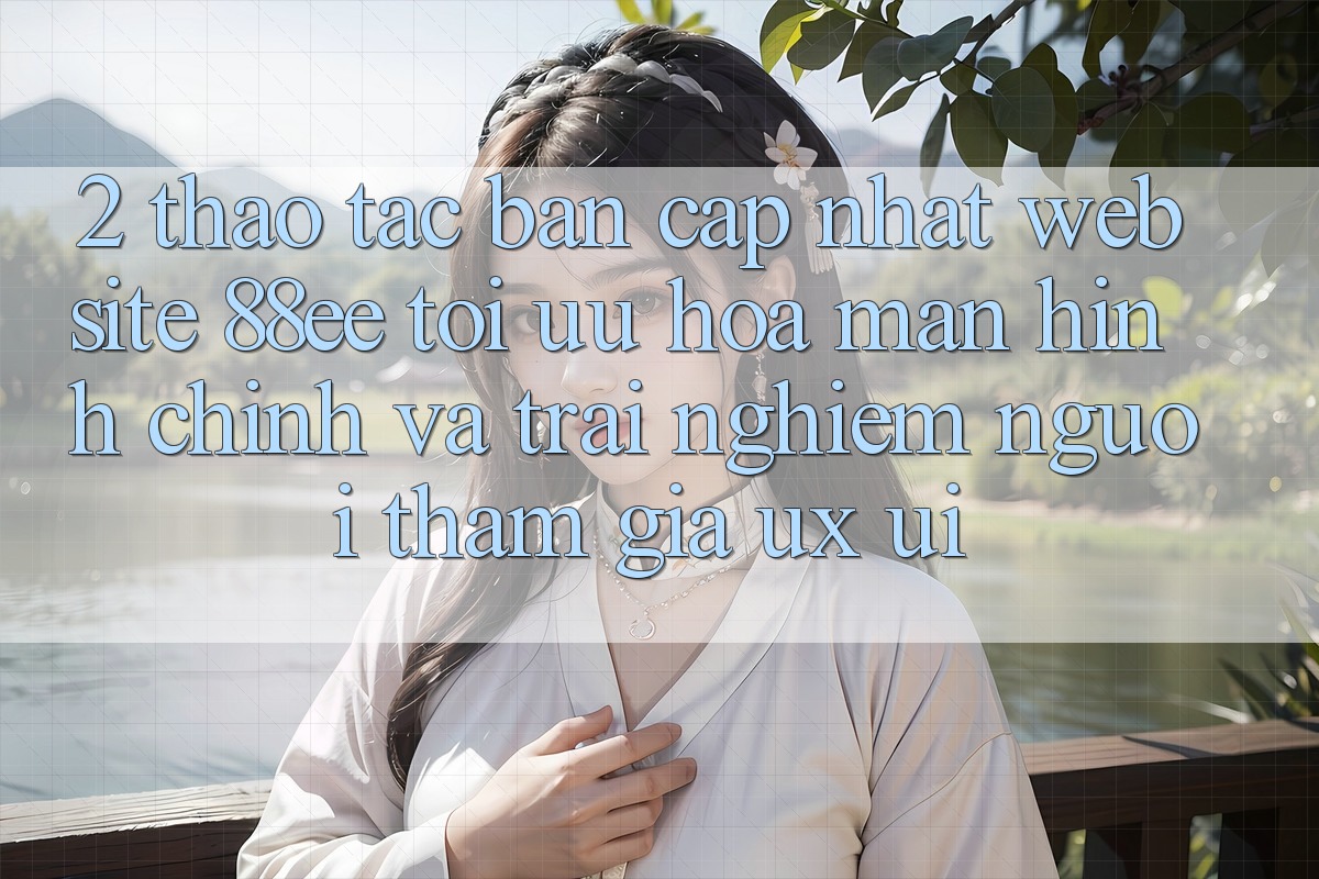 2. Thao tác Bản Cập Nhật Website 88ee: Tối Ưu Hóa Màn hình chính Và Trải Nghiệm Người tham gia (UX/UI) 2. Thao tác Bản Cập Nhật Website 88ee: Tối Ưu Hóa Màn hình chính Và Trải Nghiệm Người tham gia (UX/UI)