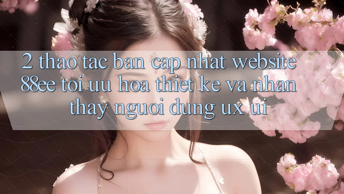 2. Thao tác Bản Cập Nhật Website 88ee: Tối Ưu Hóa Thiết kế Và Nhận thấy Người Dùng (UX/UI) 2. Thao tác Bản Cập Nhật Website 88ee: Tối Ưu Hóa Thiết kế Và Nhận thấy Người Dùng (UX/UI)
