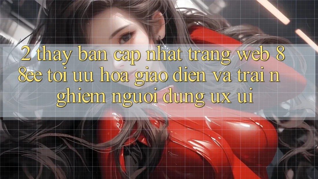 2. Thấy Bản Cập Nhật Trang web 88ee: Tối Ưu Hóa Giao Diện Và Trải Nghiệm Người Dùng (UX/UI)