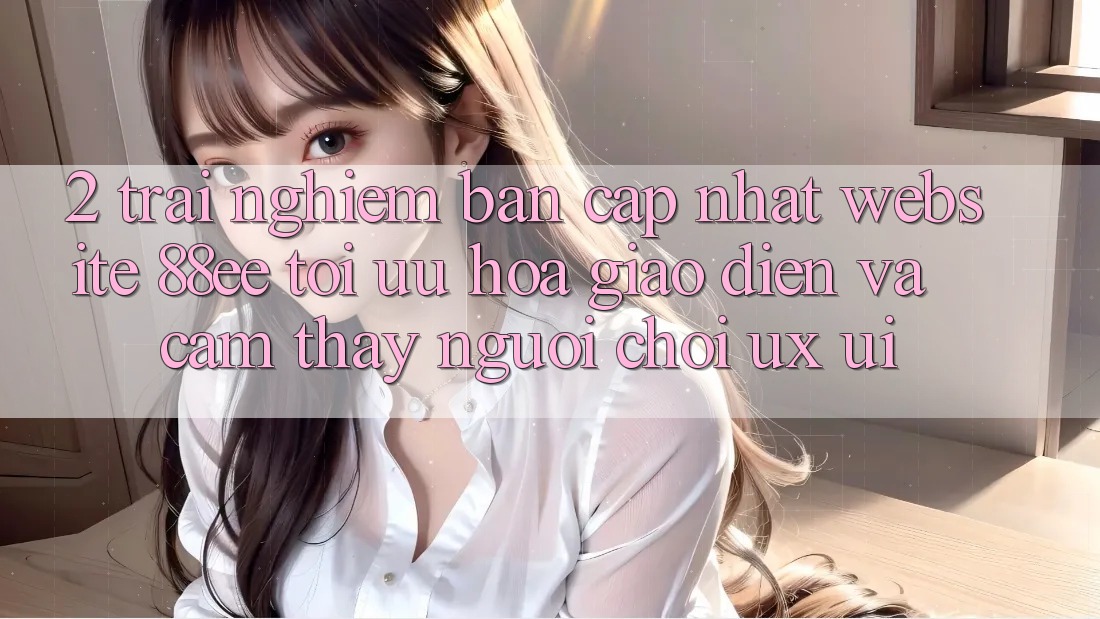 2. Trải nghiệm Bản Cập Nhật Website 88ee: Tối Ưu Hóa Giao Diện Và Cảm thấy Người chơi (UX/UI)