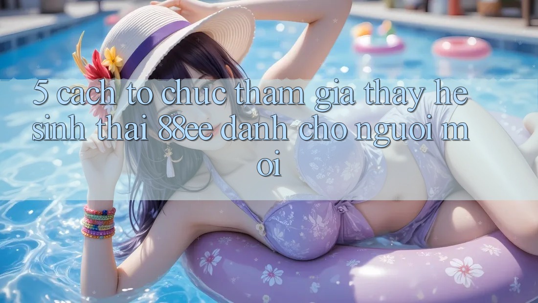 5. Cách tổ chức Tham Gia Thấy Hệ Sinh Thái 88ee Dành Cho Người Mới