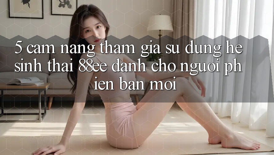 5. Cẩm nang Tham Gia Sử dụng Hệ Sinh Thái 88ee Dành Cho Người Phiên bản mới