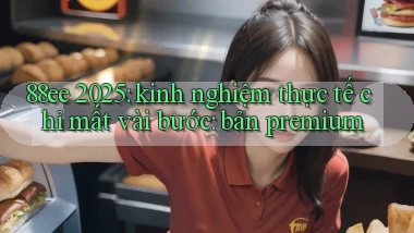 88ee 2025 kinh nghiệm thực tế chỉ mất vài bước bản premium