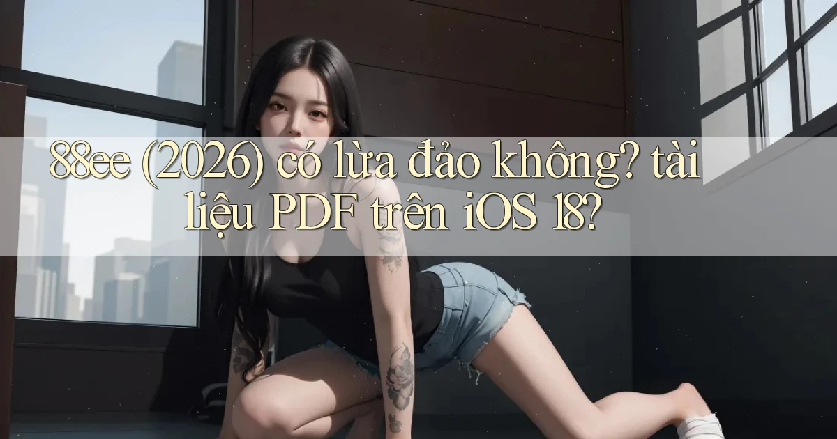 88ee (2026) có lừa đảo không tài liệu PDF trên iOS 18