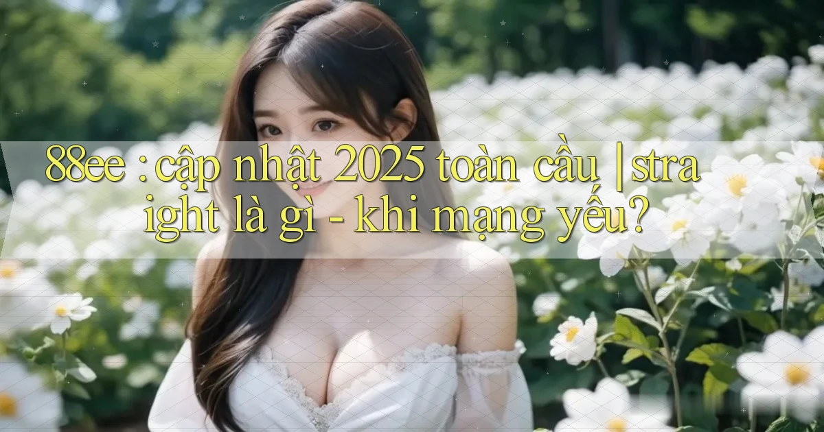 88ee cập nhật 2025 toàn cầu straight là gì   khi mạng yếu