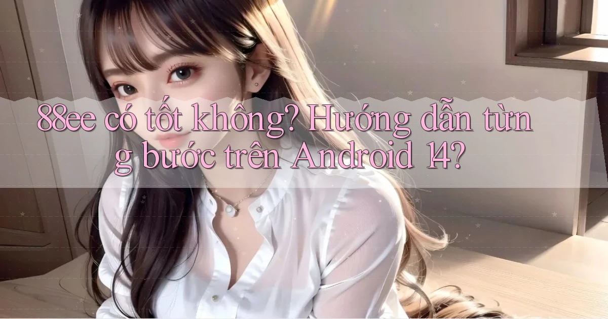 88ee có tốt không hướng dẫn từng bước trên Android 14