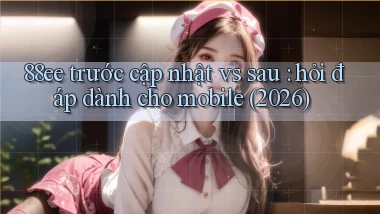 88ee trước cập nhật vs sau hỏi đáp dành cho mobile (2026)
