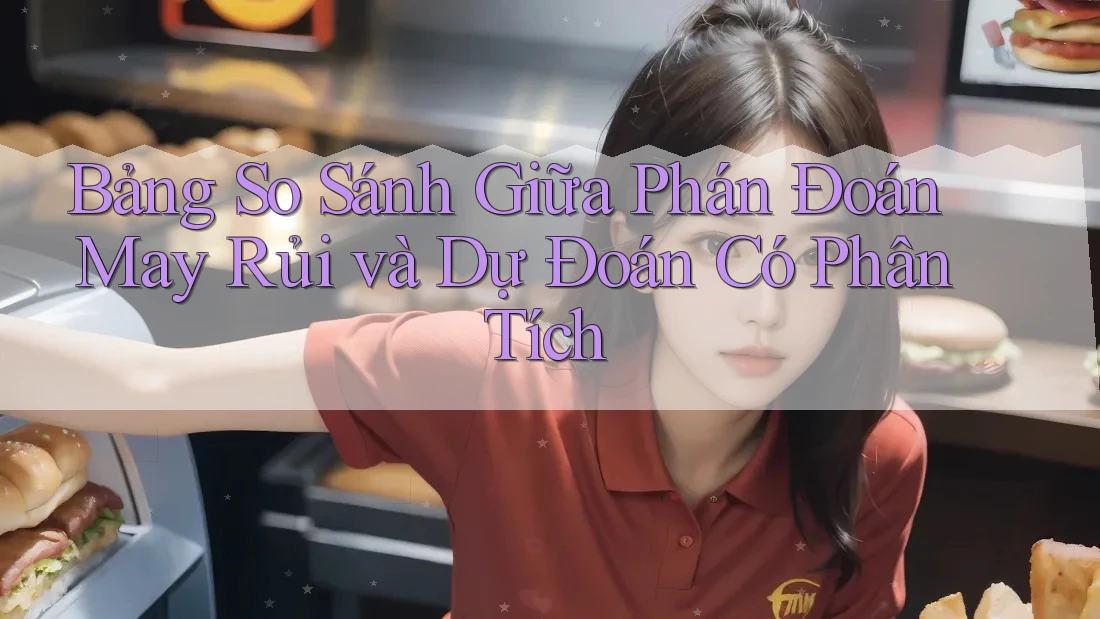 Bảng So Sánh Giữa Phán Đoán May Rủi và Dự Đoán Có Phân Tích
