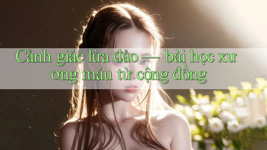 Cảnh giác lừa đảo — bài học xương máu từ cộng đồng