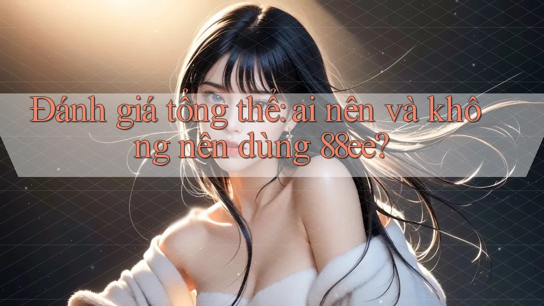Đánh giá tổng thể: ai nên và không nên dùng 88ee?