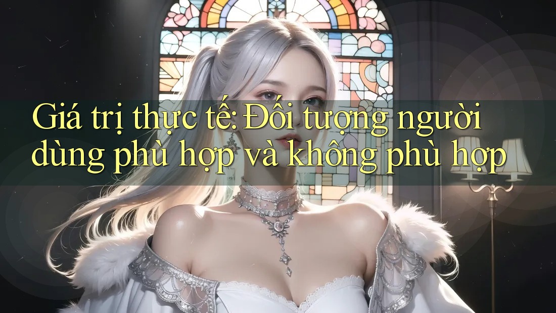 Giá trị thực tế: Đối tượng người dùng phù hợp và không phù hợp