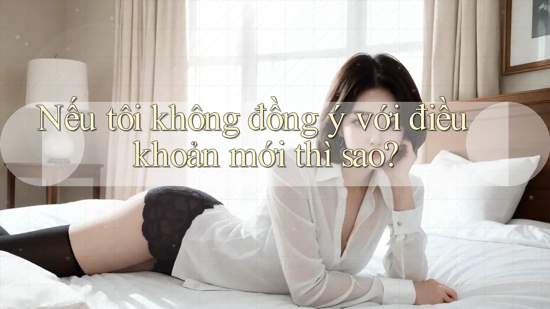 Nếu tôi không đồng ý với điều khoản mới thì sao?