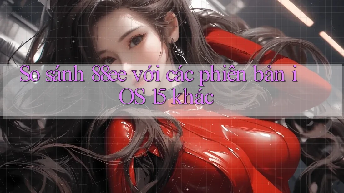 So sánh 88ee với các phiên bản iOS 15 khác