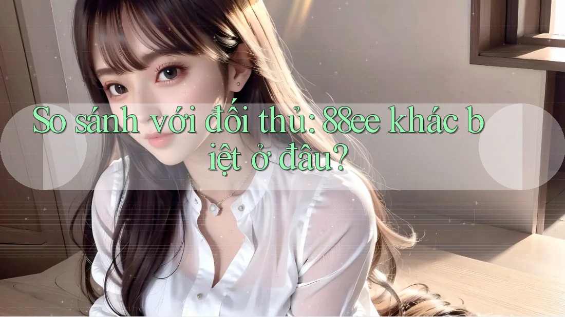 So sánh với đối thủ: 88ee khác biệt ở đâu? So sánh với đối thủ: 88ee khác biệt ở đâu?