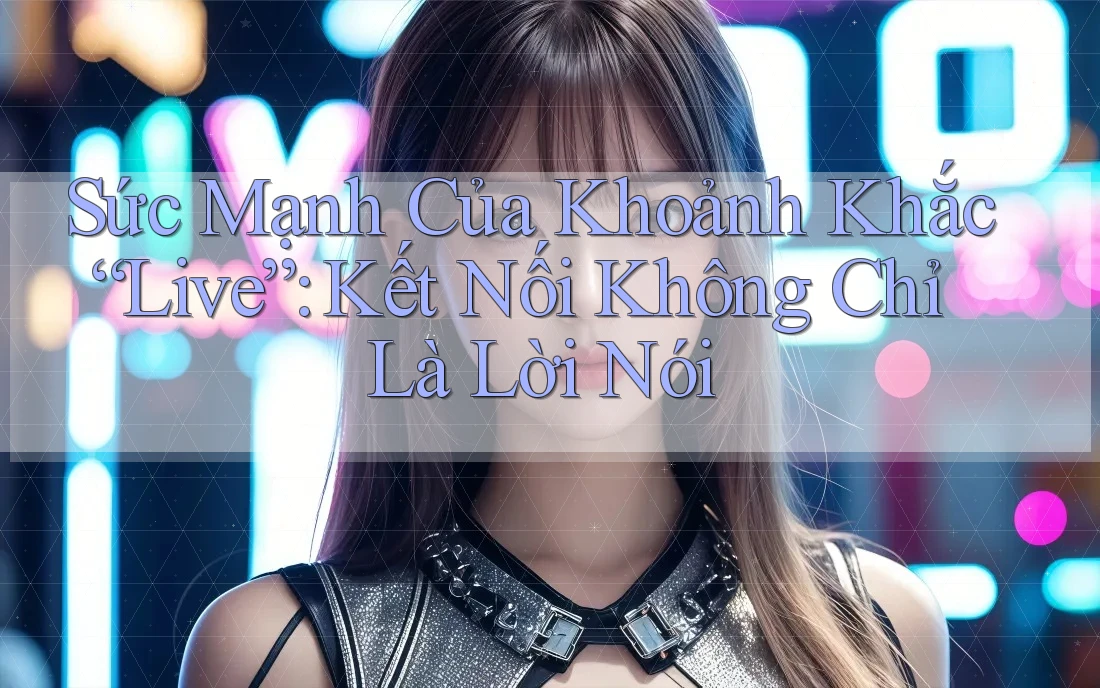 Sức Mạnh Của Khoảnh Khắc “Live”: Kết Nối Không Chỉ Là Lời Nói